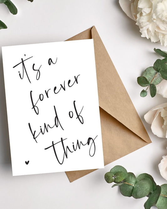 It’s a Forever Kind of Thing