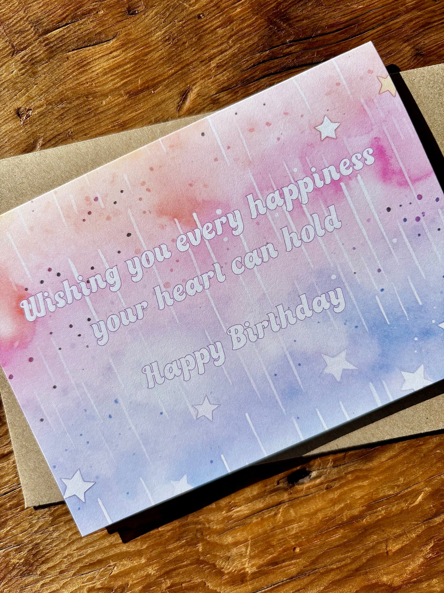 Wishing you every happiness your heart can hold - Happy Birthday