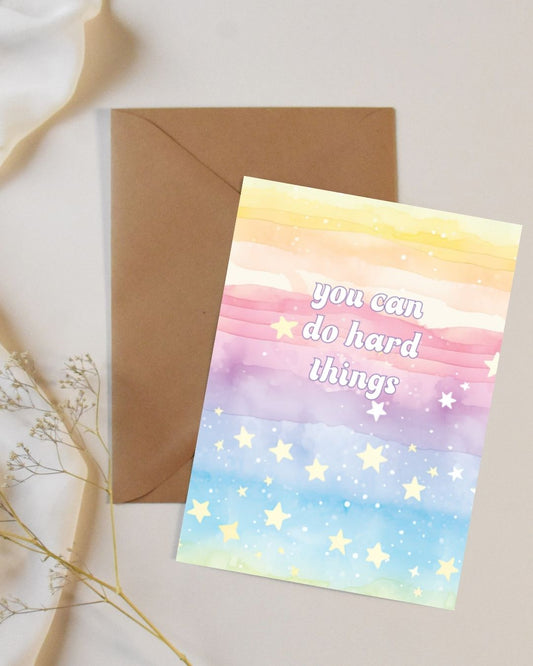 You can do hard things