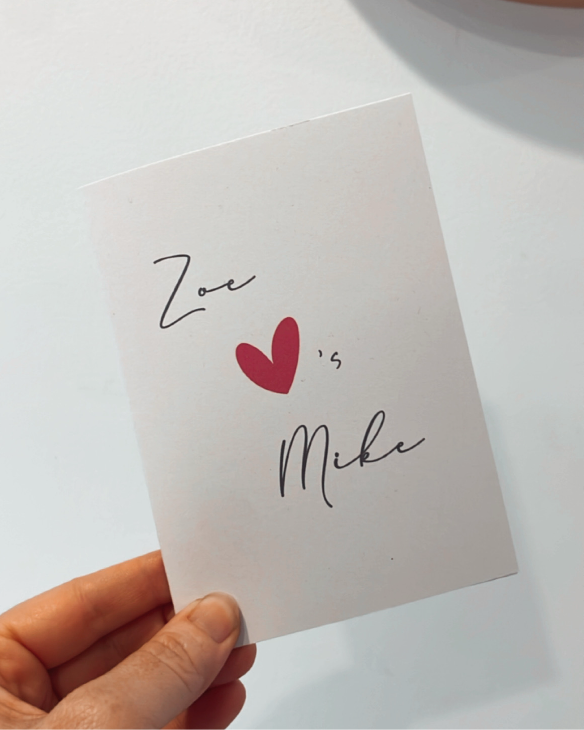 Custom Love Card