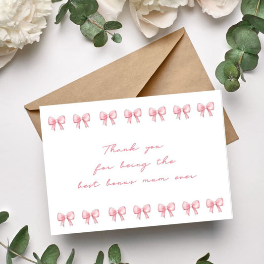 Best Bonus Mum Ever - Bow