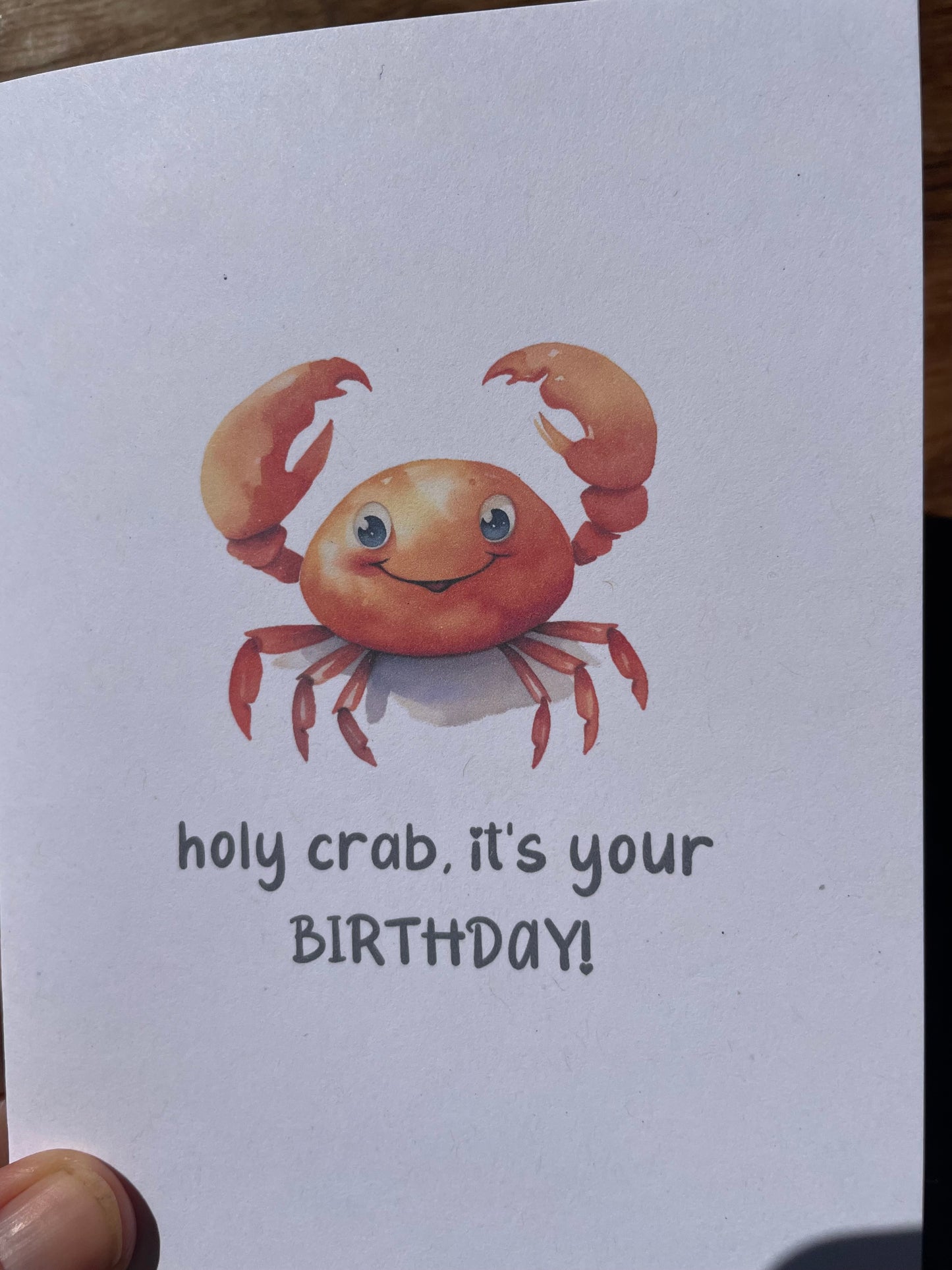 Holy Crab! It’s Your Birthday