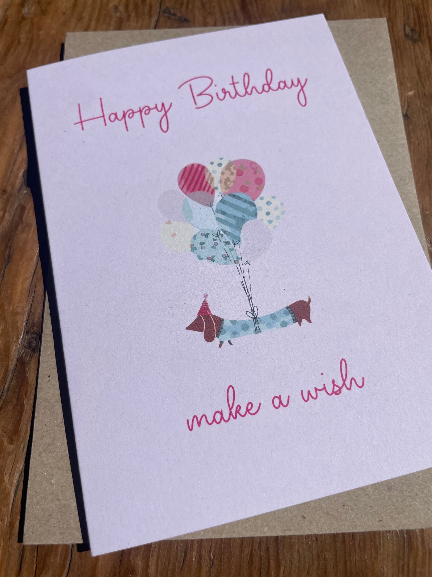 Happy Birthday Dachshund Make a Wish