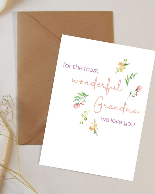 Nanna/ Nanny/ Grandma / Gran