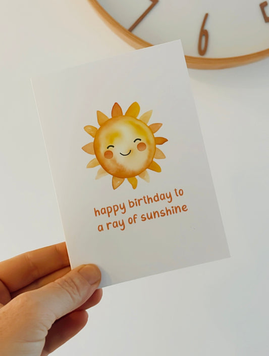 Happy Birthday to a Ray of Sunshine