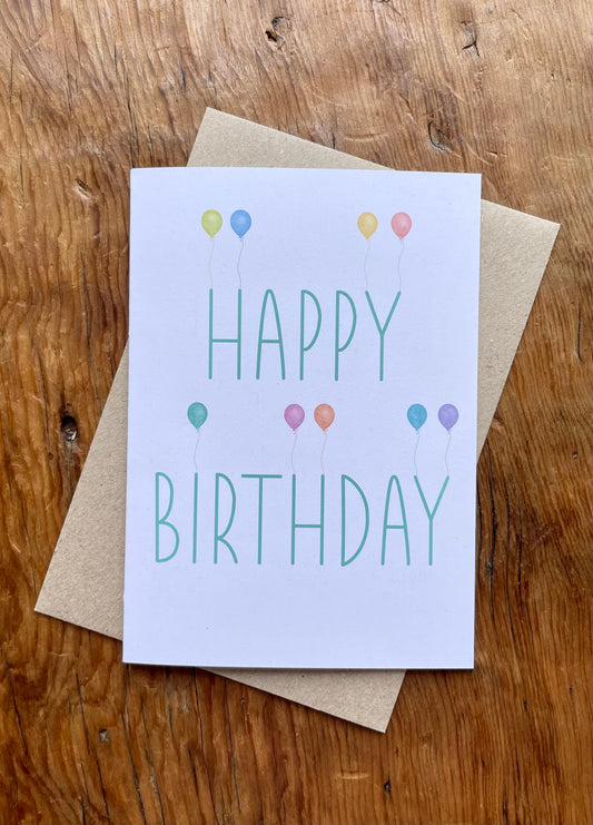 Happy Birthday - Balloons