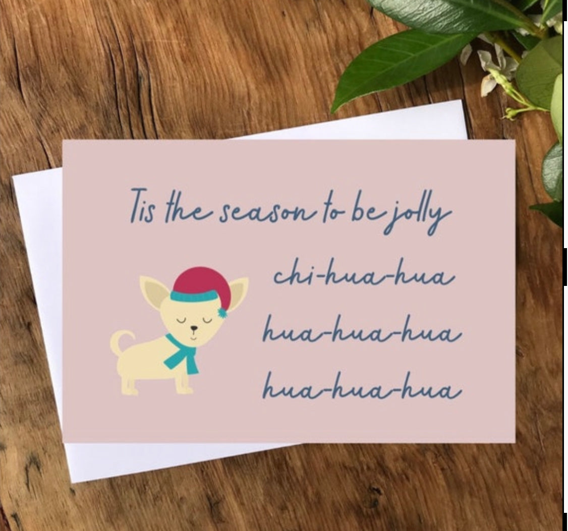 Chihuahua Christmas Card