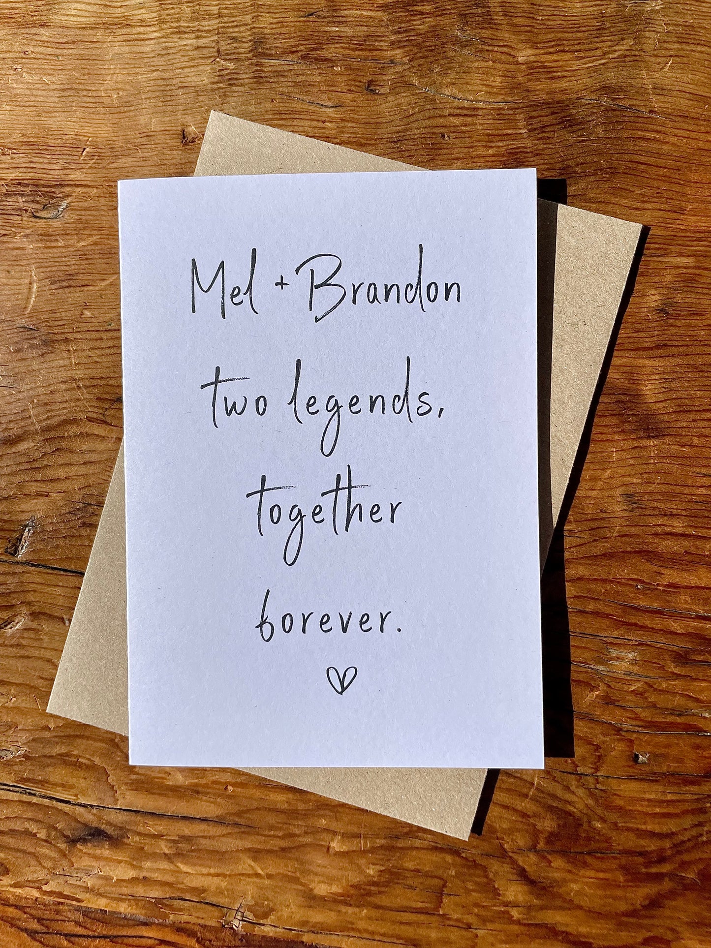 Two Legends, Together Forever!