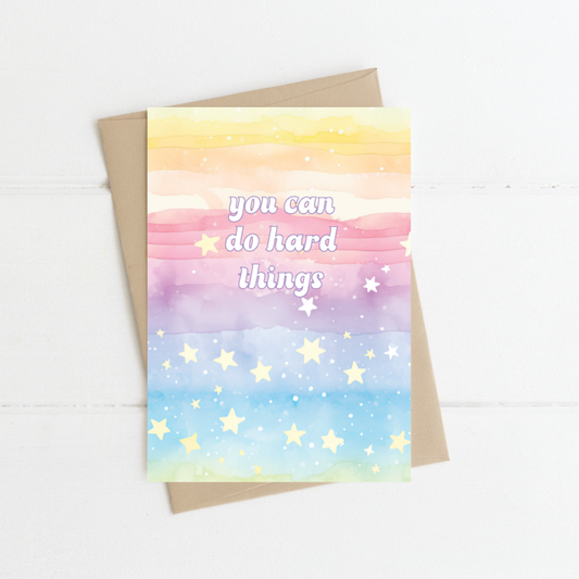 You can do hard things