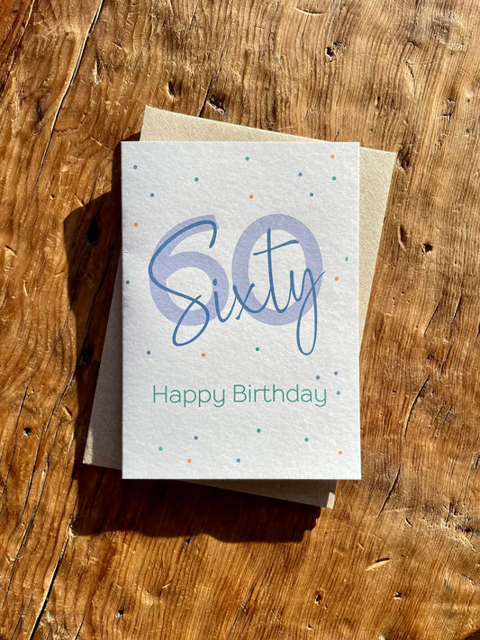 Happy Birthday Milestone 30 - 40 - 50 - 60 - 70 - 80 - 90 - 100