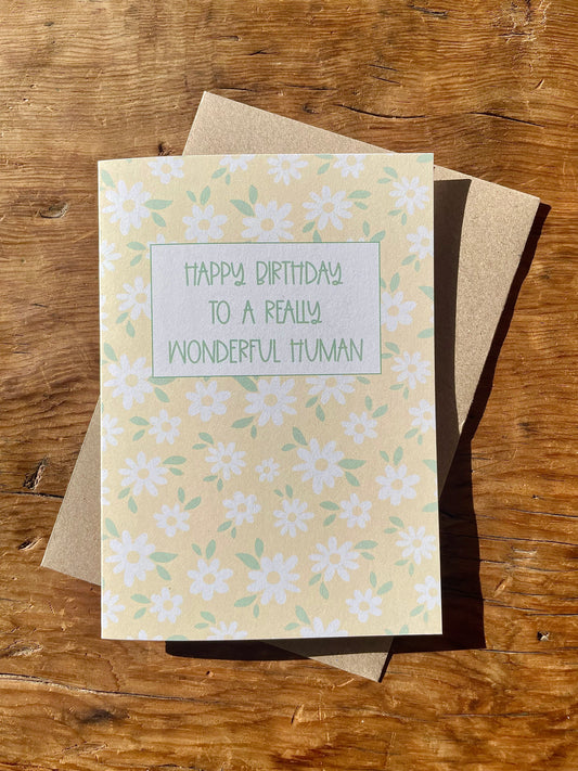 Happy Birthday to a really Wonderful Human