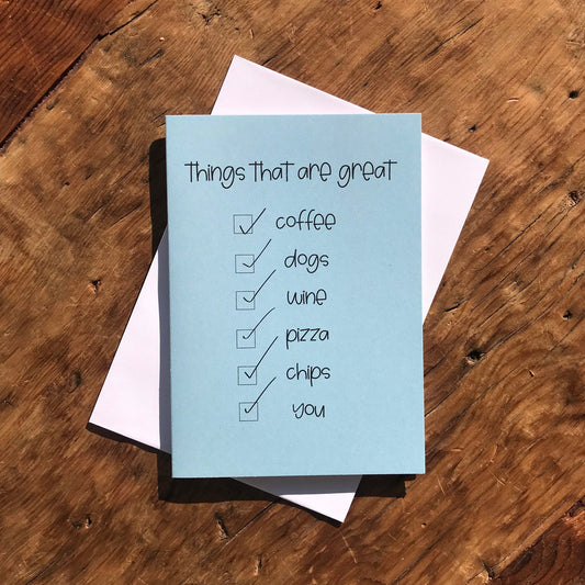 Things That Are Great