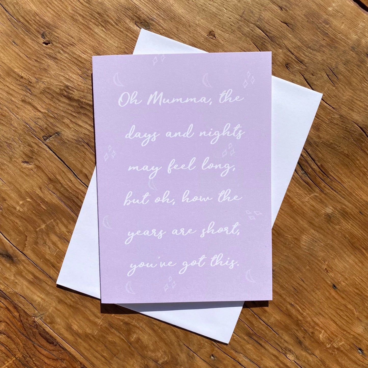 Oh Mumma The Nights May Feel Long but The Years are Short
