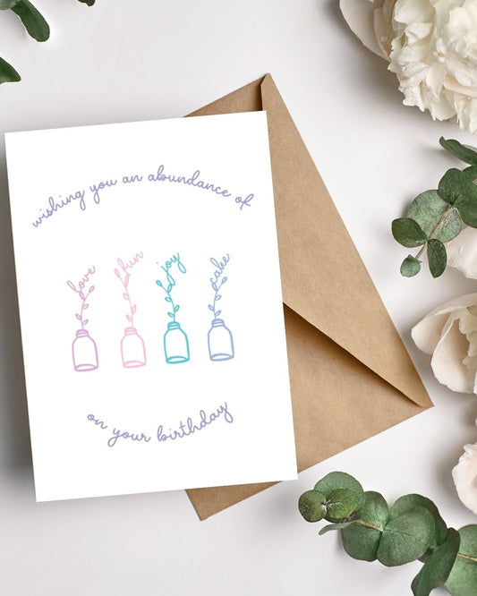 Abundance Birthday