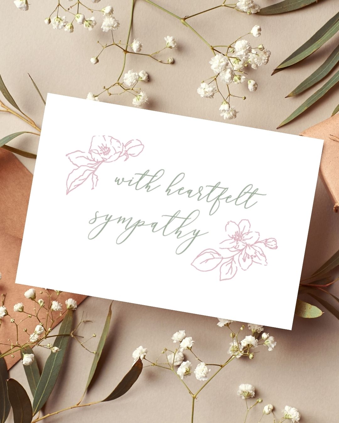 Heartfelt Sympathy - cursive