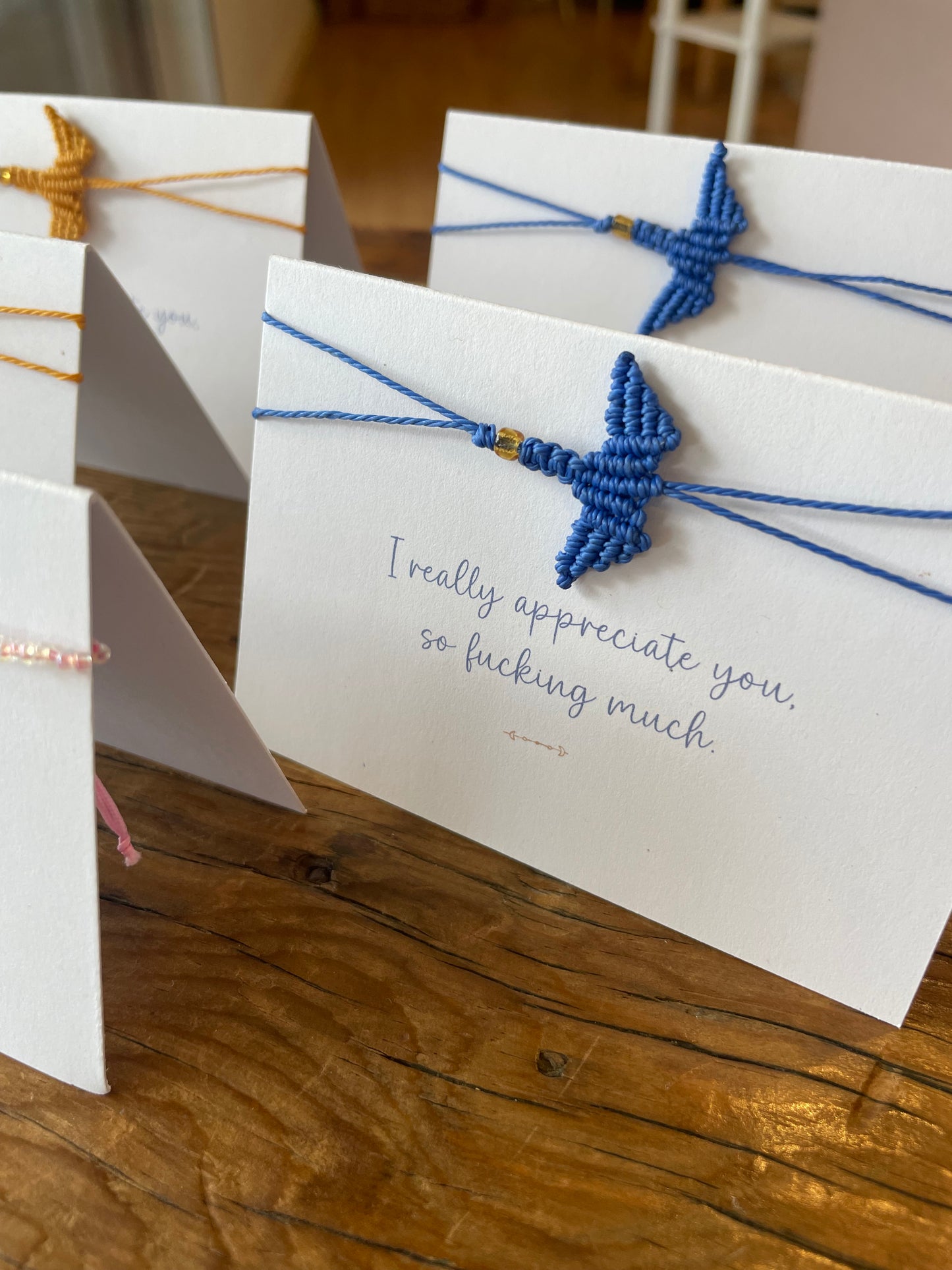 I Really Appreciate You Friendship Bracelet Card