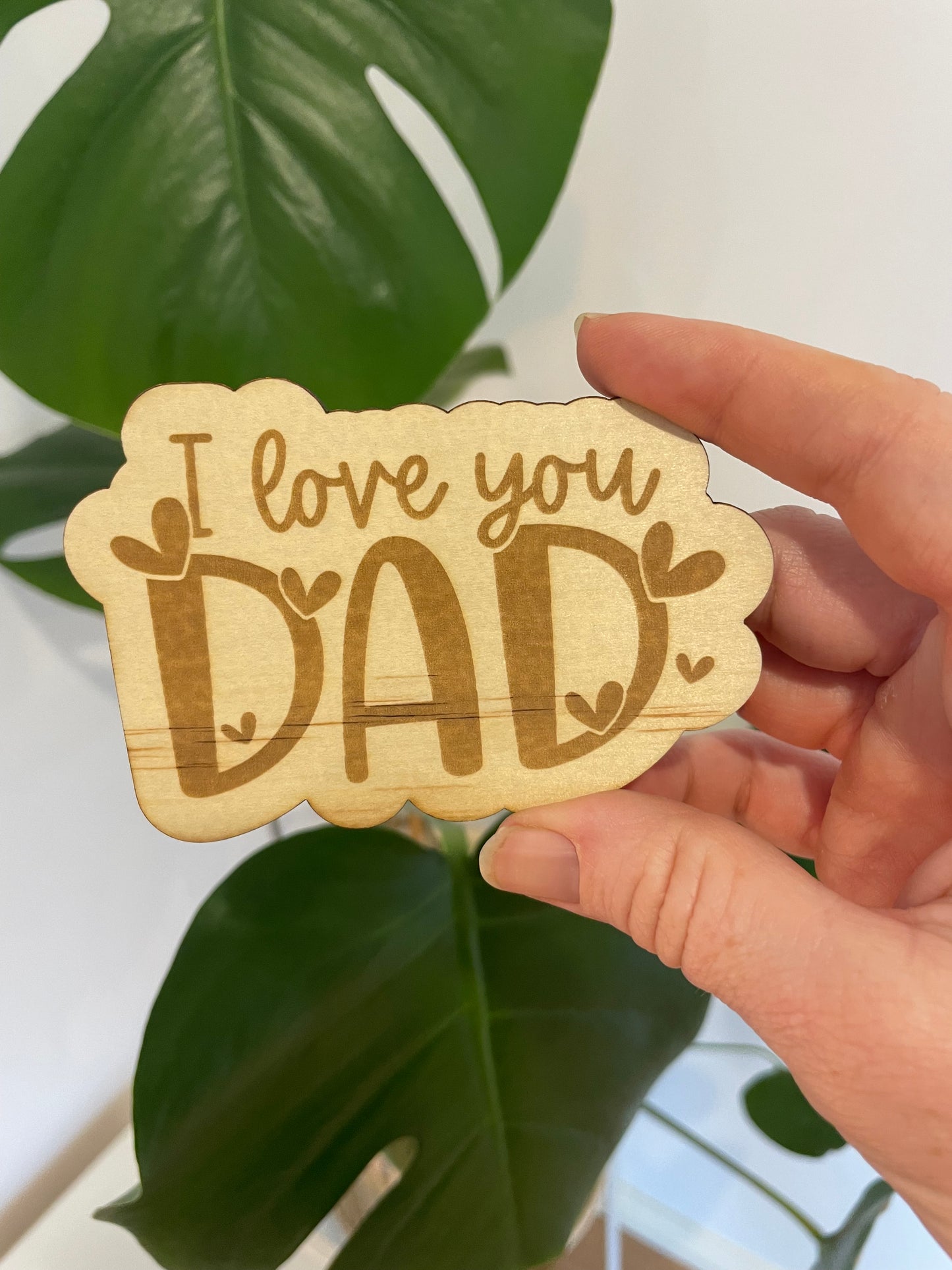 Dad - Grandpa Magnets Wooden