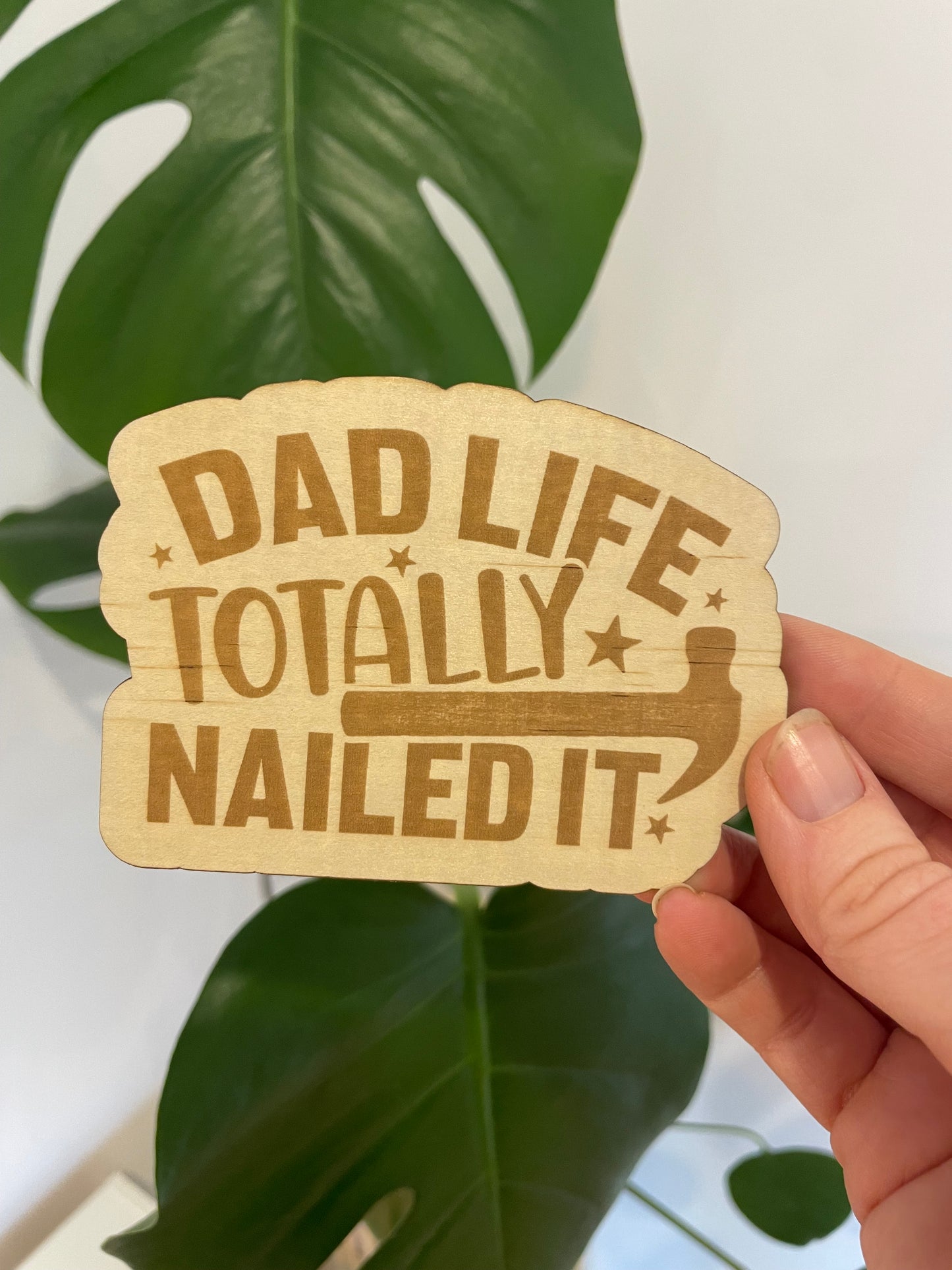 Dad - Grandpa Magnets Wooden