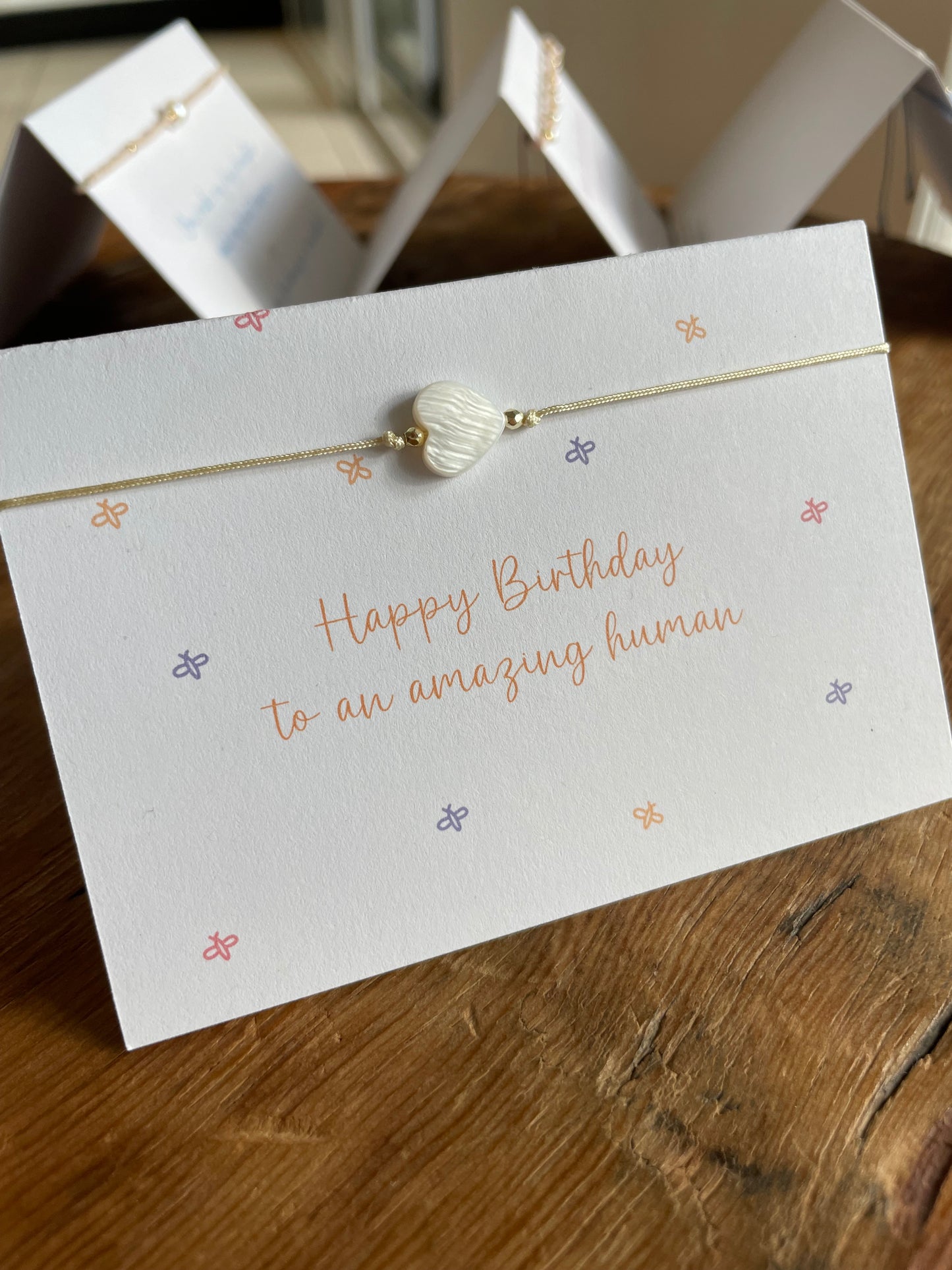 Happy Birthday Friendship Bracelet Card