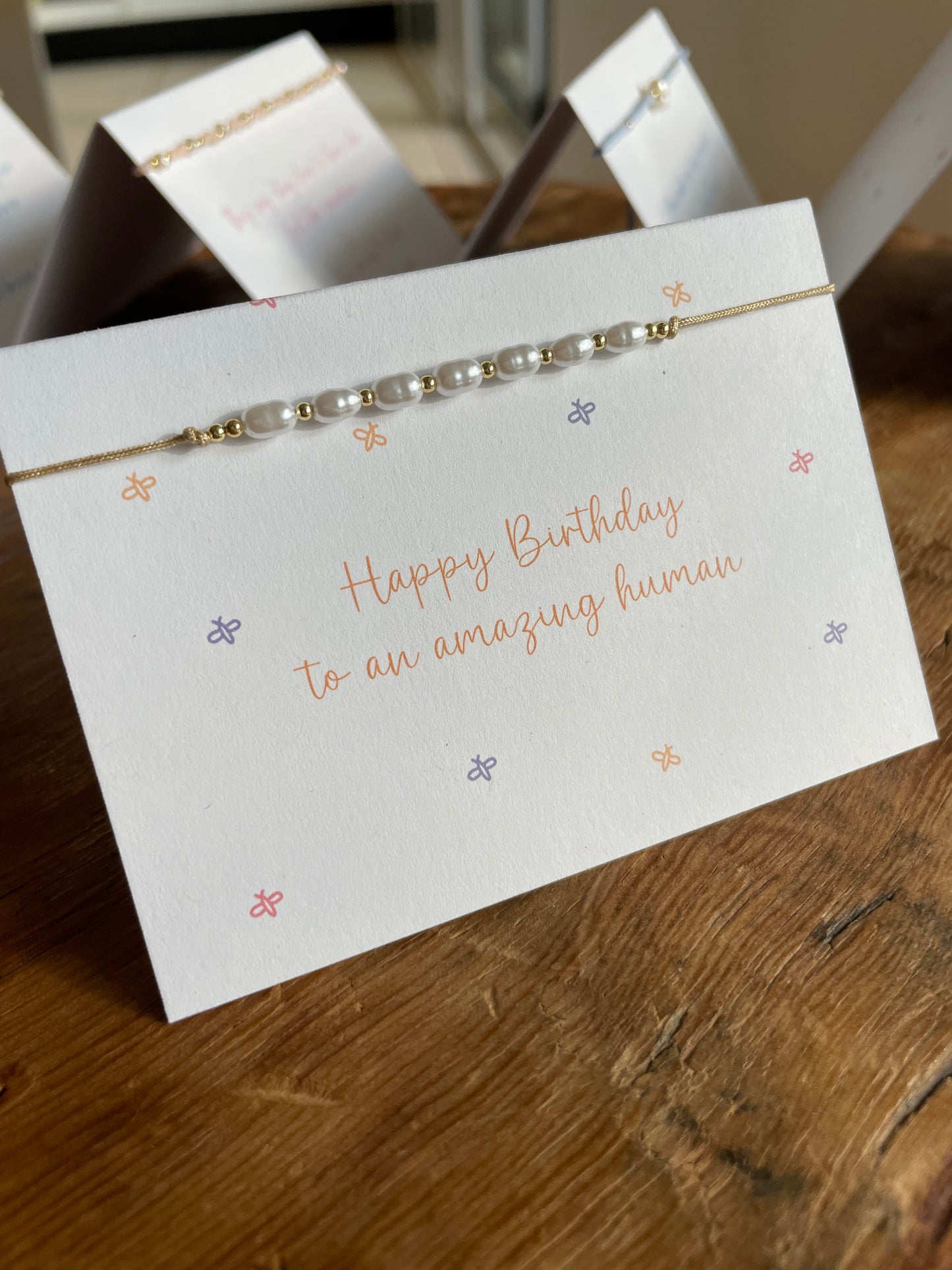 Happy Birthday Friendship Bracelet Card