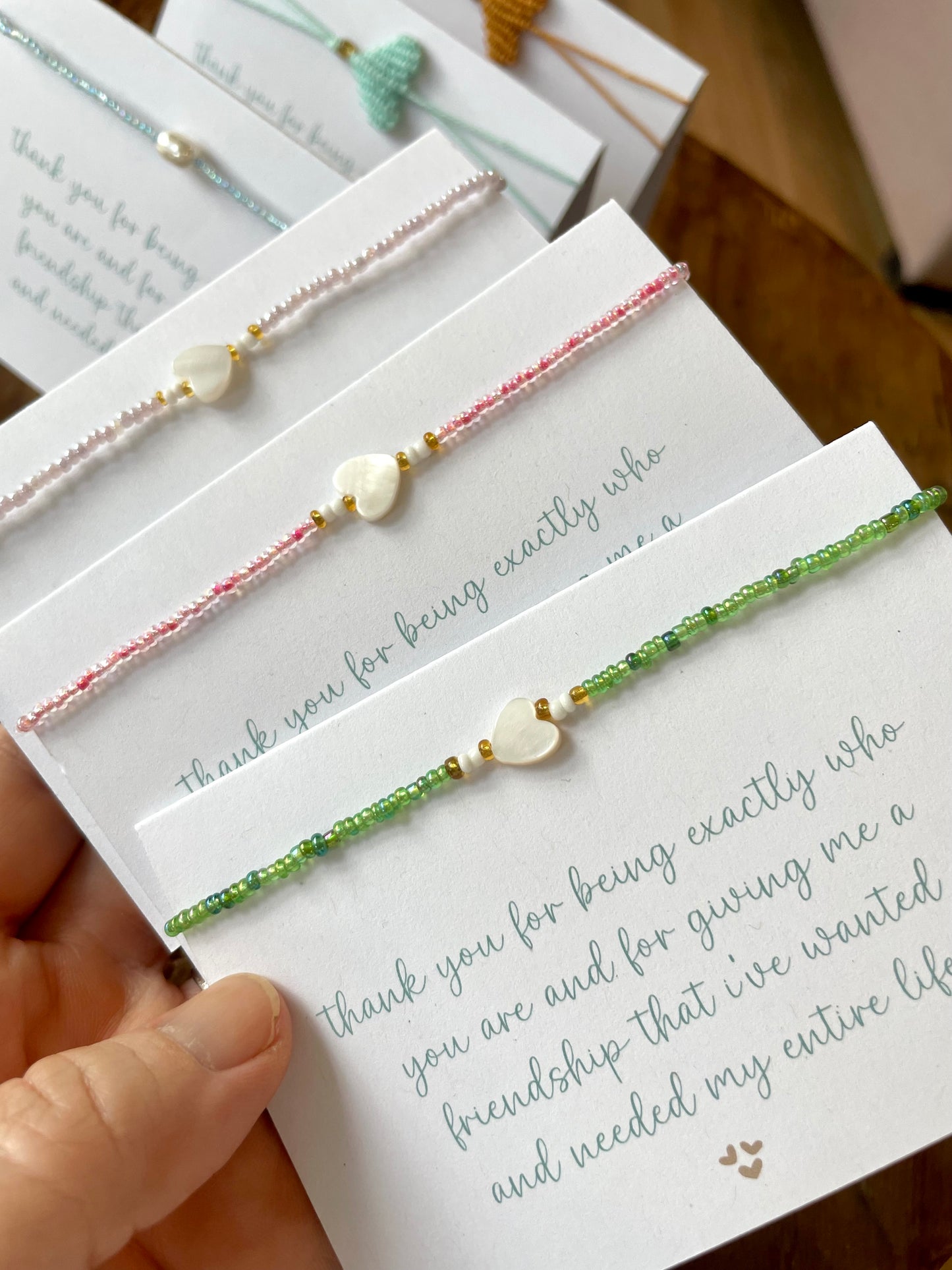 Thank You For Being Exactly Who You Are Friendship Bracelet Card