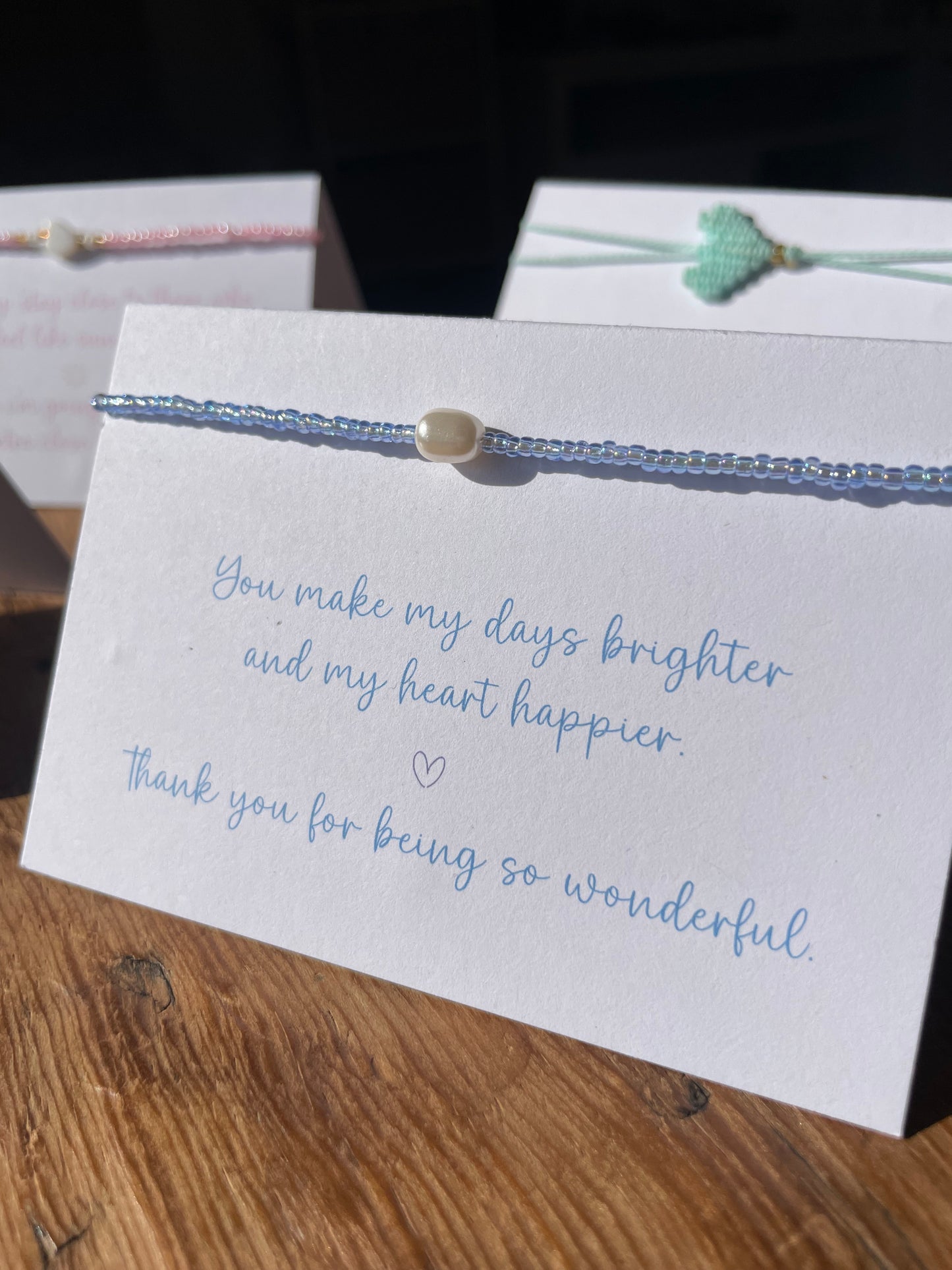 So Wonderful Friendship Bracelet Card