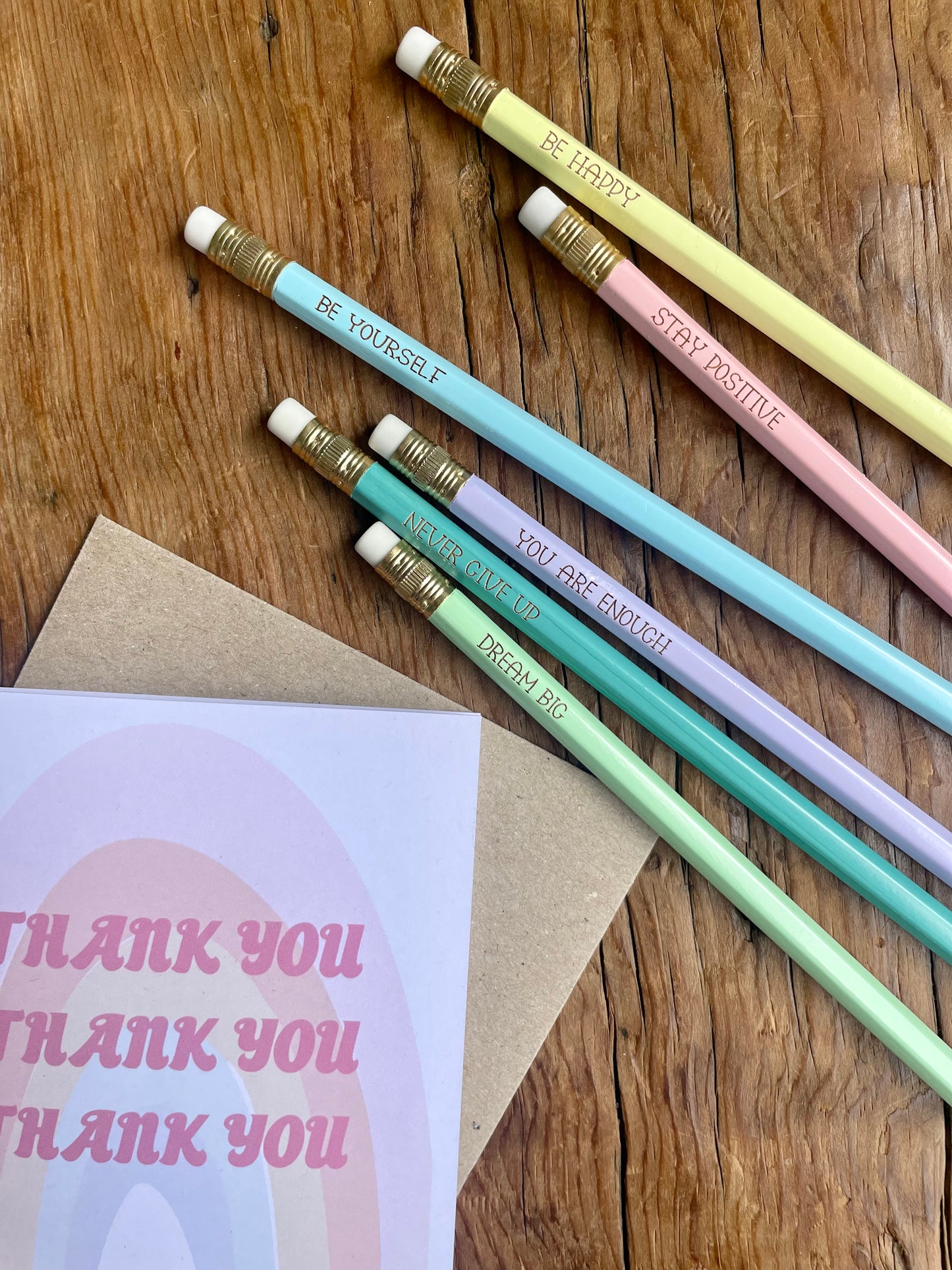 Rainbow Inspiration Pencils