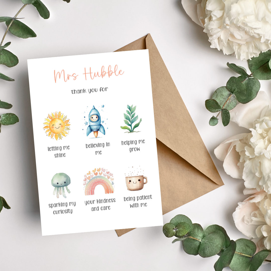 Teacher - thank you for......