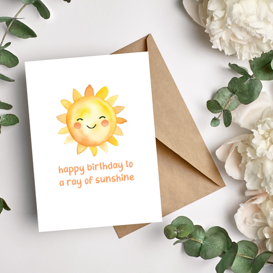Happy Birthday to a Ray of Sunshine