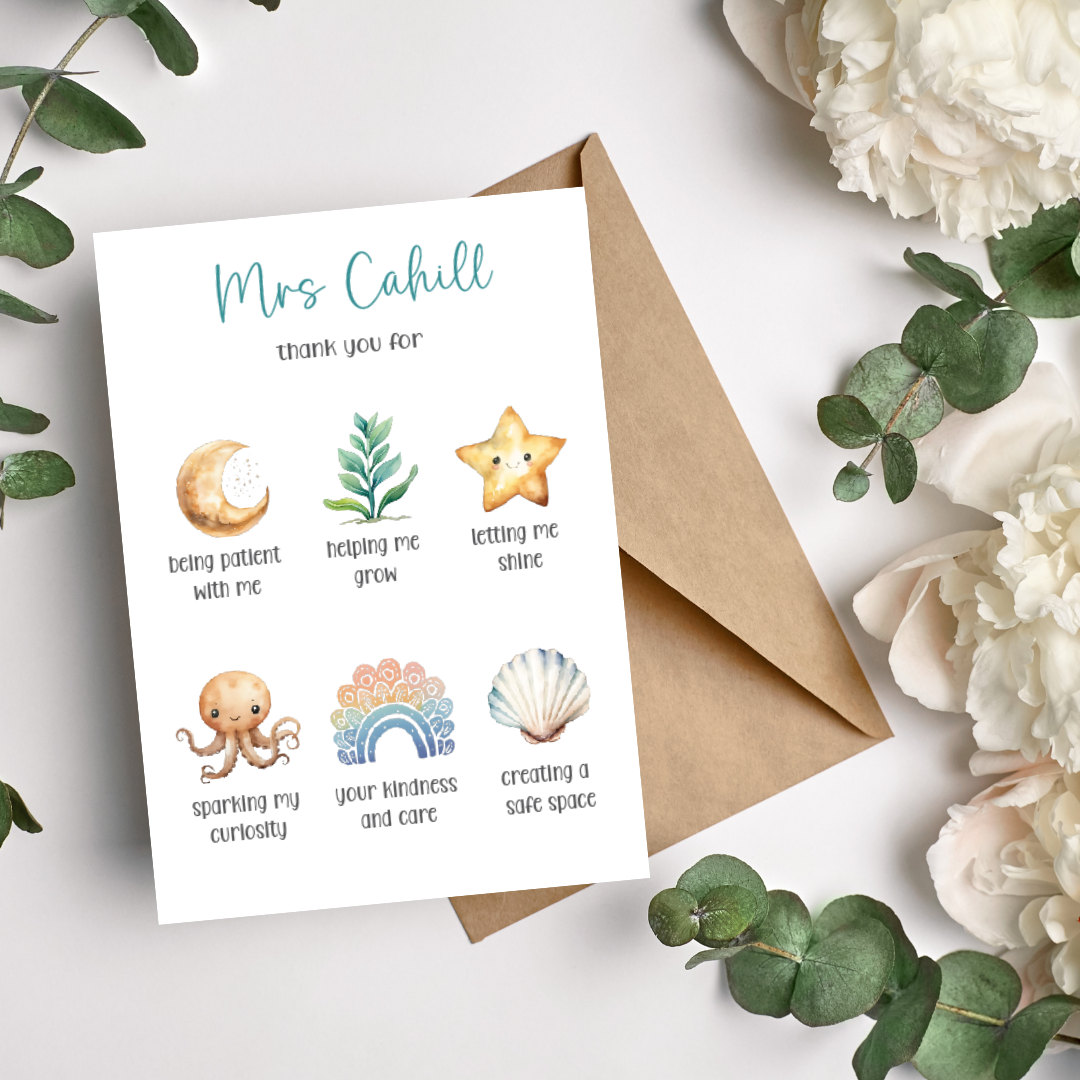 Teacher - thank you for......