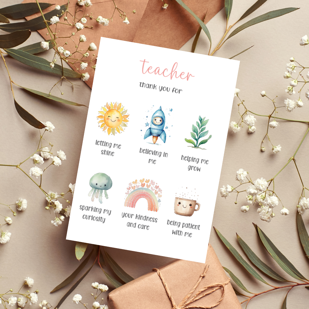 Teacher - thank you for......