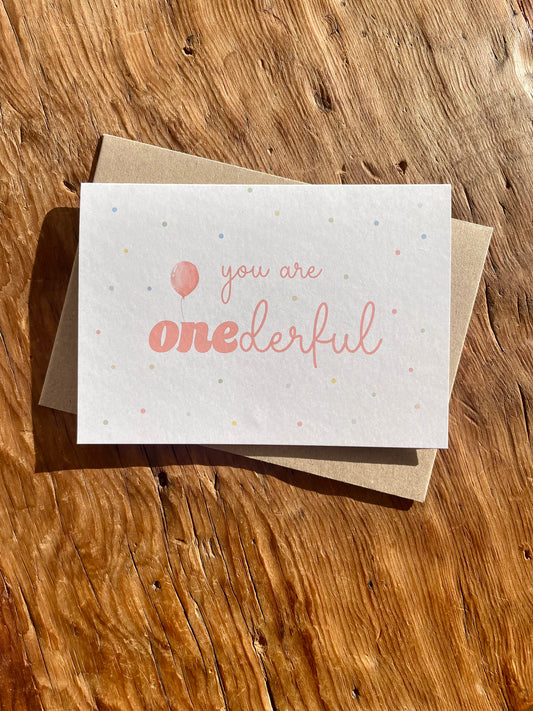 ONEderful - you are onederful