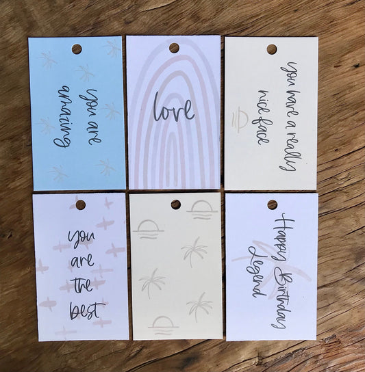 Gift Tags x 6