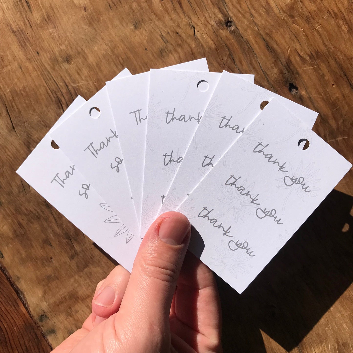 Thank You Gift Tags x 6