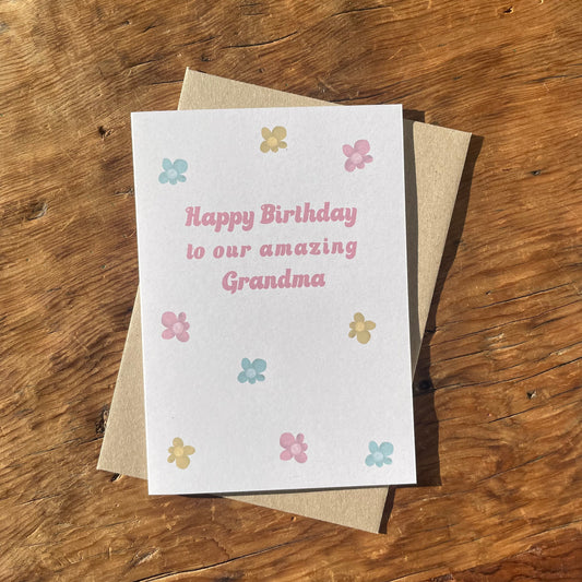 Happy Birthday Grandma / Nan