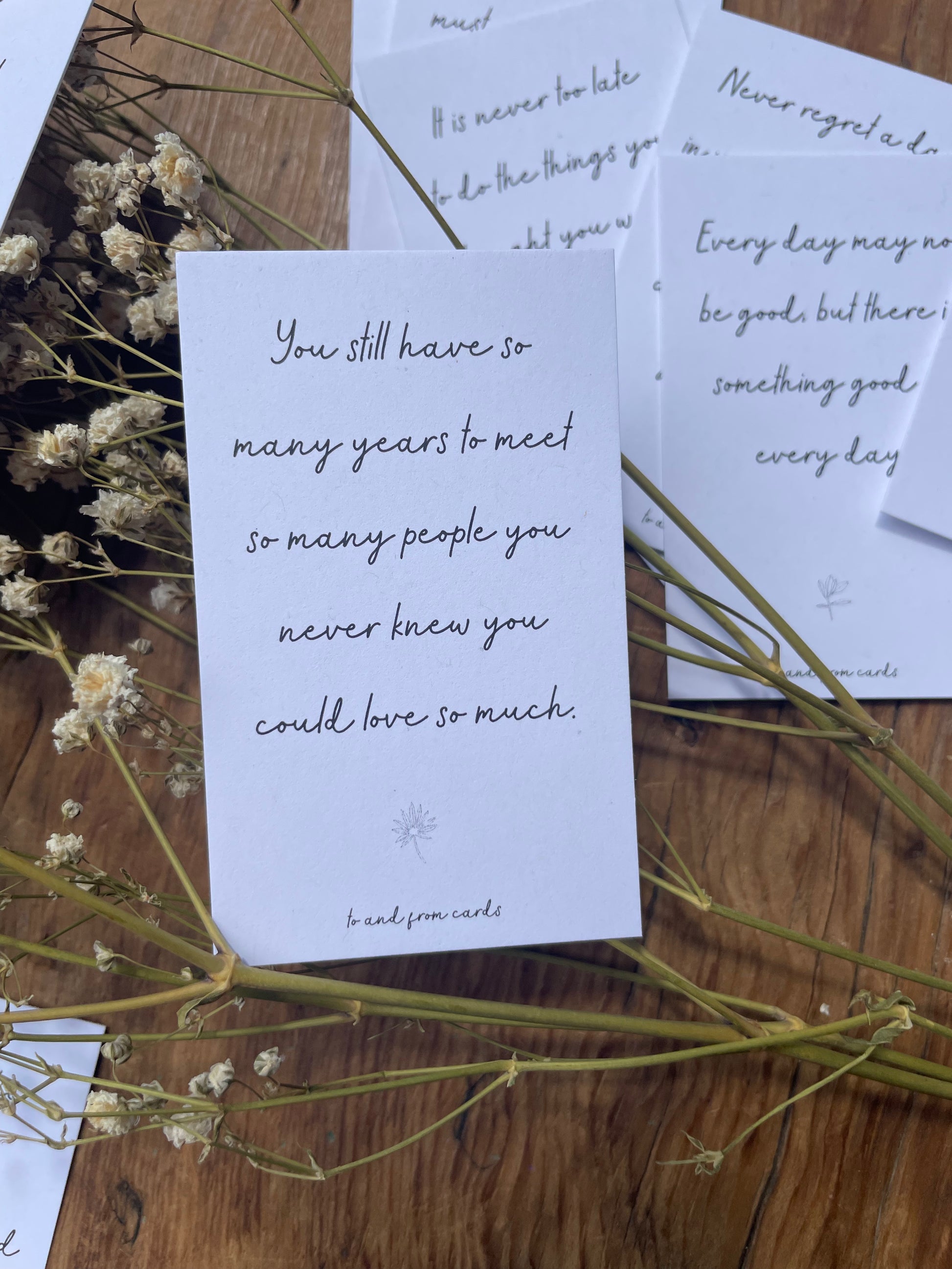Mini Post Quotes Mini Quote Cards – toandfromcards